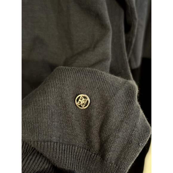 G/Force Size XL Sweater Jumper Pullover Color Block Tencel Silk Wool Golf Gray - Picture 4 of 6